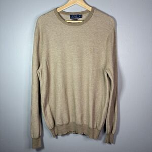 Polo Ralph Lauren Sweater Mens M Crewneck Lightweight Pullover Pima Cotton